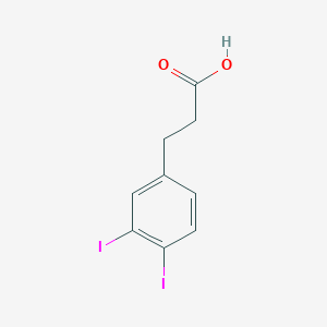 Benzenepropanoic acid, 3,4-diiodo-