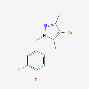 4-Bromo-1-(3,4-difluorobenzyl)-3,5-dimethyl-1H-pyrazole