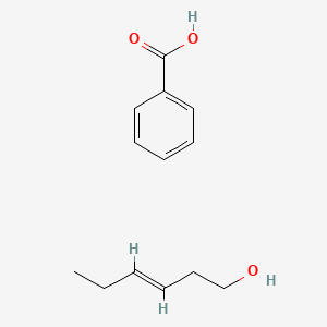 molecular formula C13H18O3 B15131351 3-Hexen-1-ol, benzoate, (3E)- 