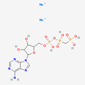 molecular formula C11H18N5Na2O12P3 B15131354 beta, gamma-Methyleneadenosine 5'-triphosphate disodium salt 