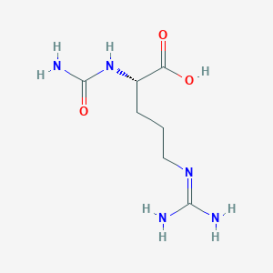 (S)-5-Guanidino-2-ureidopentanoic acid