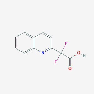 2,2-Difluoro-2-(quinolin-2-yl)acetic acid