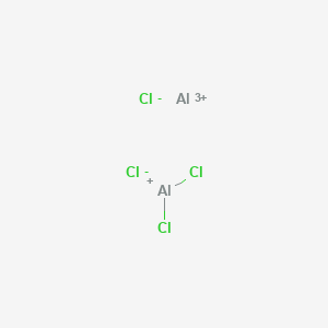 molecular formula Al2Cl4+2 B15131388 Aluminum chloride (AlCl2) (6CI,7CI,8CI,9CI) 