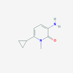 3-Amino-6-cyclopropyl-1-methyl-1,2-dihydropyridin-2-one