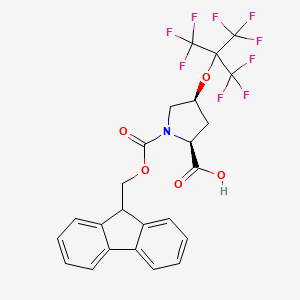 N-alpha-(9-Fluorenylmethyloxycarbonyl)-O-(nonafluoro-t-butyl)-cis-L-hydroxyproline