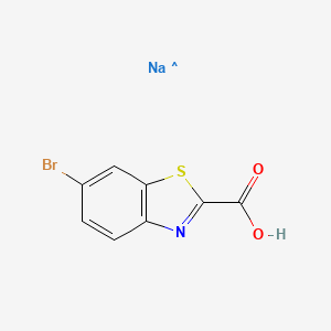 molecular formula C8H4BrNNaO2S B15131405 CID 155819494 