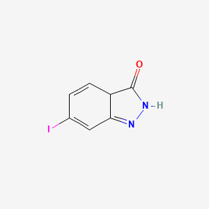 molecular formula C7H5IN2O B15131435 3-Hydroxy-6-iodo (1H)indazole 