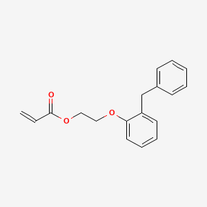 molecular formula C18H18O3 B15131451 2-(2-Benzylphenoxy)ethyl acrylate 