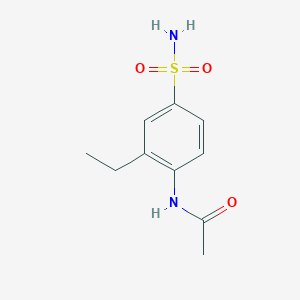 molecular formula C10H14N2O3S B1513146 N-[4-(aminosulfonyl)-2-ethylphenyl]acetamide 