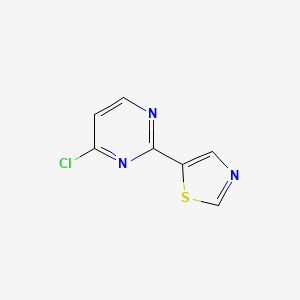 4-Chloro-2-(1,3-thiazol-5-YL)pyrimidine