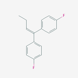 molecular formula C16H14F2 B151315 1,1-双(4-氟苯基)-1-丁烯 CAS No. 128104-20-1