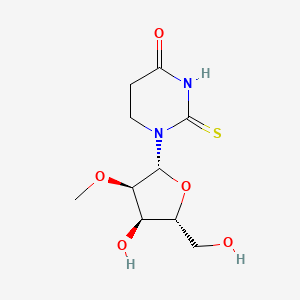 1-[(2R,3R,4R,5R)-4-hydroxy-5-(hydroxymethyl)-3-methoxyoxolan-2-yl]-2-sulfanylidene-1,3-diazinan-4-one