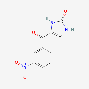 molecular formula C10H7N3O4 B1513159 4-(3-Nitrobenzoyl)-1,3-dihydroimidazol-2-one 