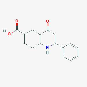 molecular formula C16H19NO3 B15131599 6-Quinolinecarboxylic acid, 1,4-dihydro-4-oxo-2-phenyl- 