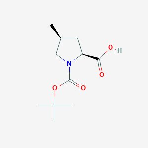B151316 (2S,4S)-1-(tert-Butoxycarbonyl)-4-methylpyrrolidine-2-carboxylic acid CAS No. 364750-81-2