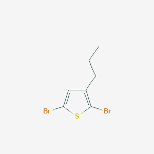 molecular formula C7H8Br2S B1513164 2,5-dibromo-3-propylThiophene 
