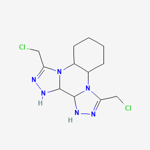 3,10-Bis(chloromethyl)-2,4,5,8,9,11-hexazatetracyclo[10.4.0.02,6.07,11]hexadeca-3,9-diene