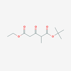 molecular formula C12H20O5 B1513168 Ethyl 4-(tert-butoxycarbonyl)-3-oxopentanoate 