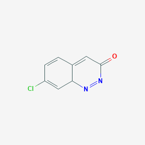 molecular formula C8H5ClN2O B15131683 3-Cinnolinol, 7-chloro- 