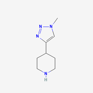 molecular formula C8H14N4 B1513169 4-(1-Methyl-1H-1,2,3-triazol-4-yl)piperidine 