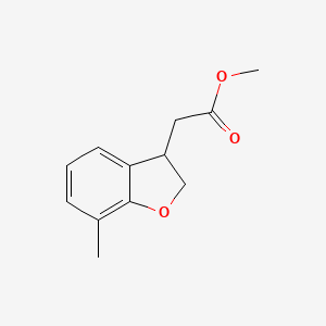 Methyl 7-Methyl-2,3-dihydrobenzofuran-3-acetate