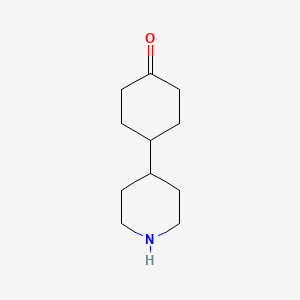 molecular formula C11H19NO B1513170 4-(Piperidin-4-yl)cyclohexanone 