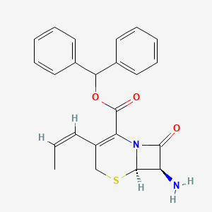 (6R,7R)-Benzhydryl 7-amino-8-oxo-3-((Z)-prop-1-en-1-yl)-5-thia-1-azabicyclo[4.2.0]oct-2-ene-2-carboxylate