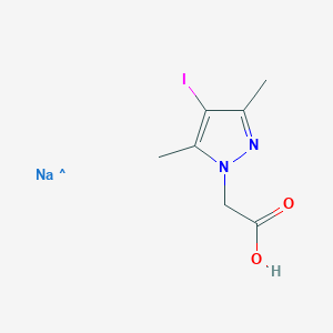 molecular formula C7H9IN2NaO2 B15131756 CID 131883151 CAS No. 6715-89-5