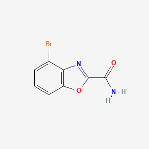 4-Bromo-benzooxazole-2-carboxylic acid amide