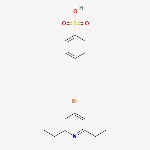 molecular formula C16H20BrNO3S B1513177 4-bromo-2,6-diethylPyridine 4-methylbenzenesulfonate 