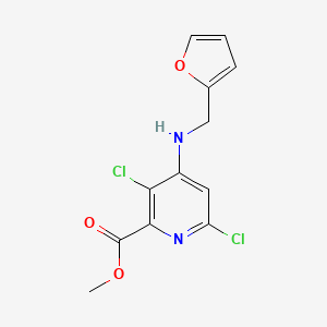 Methyl 3,6-dichloro-4-((furan-2-ylmethyl)amino)picolinate