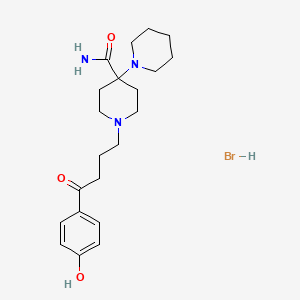 1-[4-(4-Hydroxyphenyl)-4-oxobutyl]-[1,4-bipiperidine]-4-carboxamide hbr