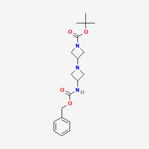 tert-Butyl 3-(((benzyloxy)carbonyl)amino)-[1,3'-biazetidine]-1'-carboxylate