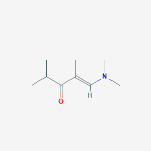 molecular formula C9H17NO B1513185 1-(Dimethylamino)-2,4-dimethylpent-1-en-3-one 
