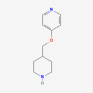 molecular formula C11H16N2O B15131879 4-(4-Piperidinylmethoxy)pyridine 