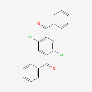 molecular formula C20H12Cl2O2 B15131905 (2,5-Dichloro-1,4-phenylene)bis(phenylmethanone) 