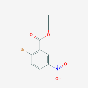 molecular formula C11H12BrNO4 B15131919 2-Bromo-5-nitro-benzoic acid tert-butyl ester 