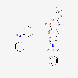 molecular formula C30H46N4O6S B1513197 Boc-D-His(Tos)-OH.DCHA 