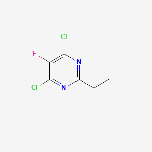 molecular formula C7H7Cl2FN2 B15131979 4,6-Dichloro-5-fluoro-2-isopropylpyrimidine 