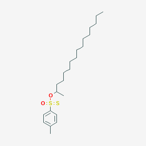 molecular formula C23H40O2S2 B15131993 S-Hexadecyl 4-methylbenzenesulfonothioate 