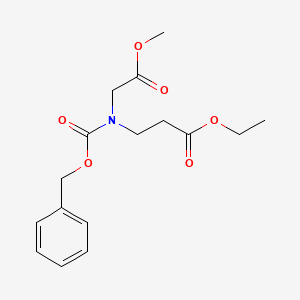 Ethyl 3-(((benzyloxy)carbonyl)(2-methoxy-2-oxoethyl)amino)propanoate