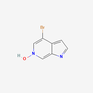 4-bromo-1H-pyrrolo[2,3-c]pyridine 6-oxide