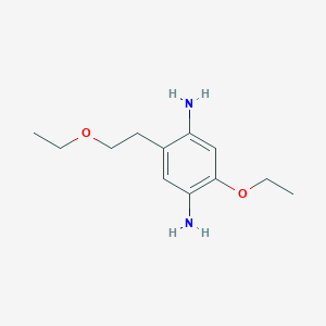 molecular formula C12H20N2O2 B15132110 2-Ethoxy-5-(2-ethoxyethyl)benzene-1,4-diamine 