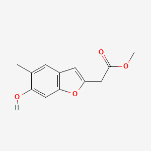 Methyl 2-(6-hydroxy-5-methyl-1-benzofuran-2-yl)acetate