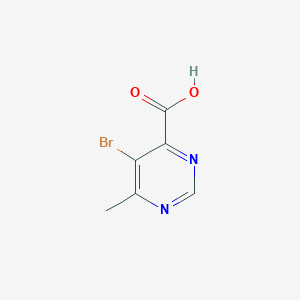 molecular formula C6H5BrN2O2 B1513218 5-Bromo-6-methylpyrimidine-4-carboxylic acid CAS No. 933683-74-0