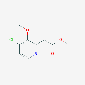 Methyl 2-(4-chloro-3-methoxypyridin-2-yl)acetate