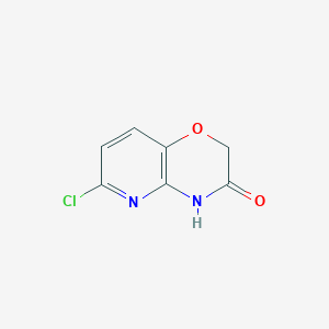 molecular formula C7H5ClN2O2 B1513226 6-Chloro-2H-pyrido[3,2-b][1,4]oxazin-3(4H)-one CAS No. 337463-99-7