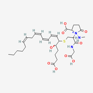 molecular formula C31H48N3O9S+ B15132268 N-methylleukotriene C4 