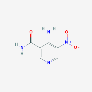 molecular formula C6H6N4O3 B1513227 4-Amino-5-nitronicotinamide CAS No. 911461-18-2