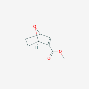 7-Oxabicyclo[2.2.1]hept-2-ene-2-carboxylic acid, methyl ester, (1R)-